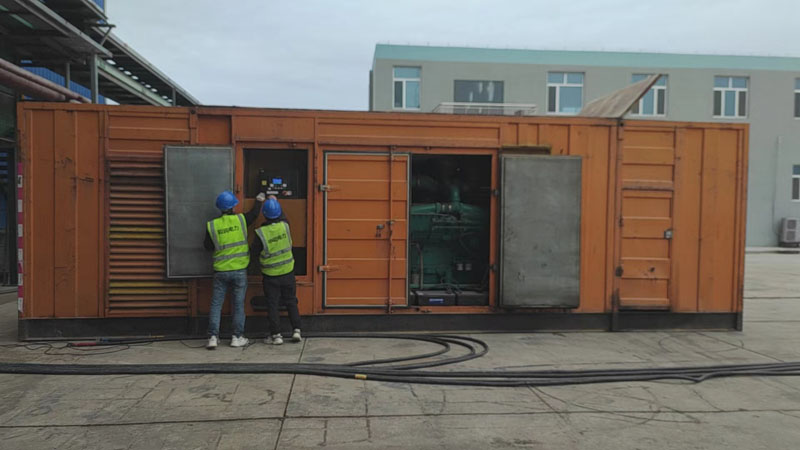 响水如何检查柴油发电机组的机油油位?